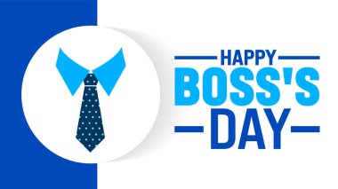 Patronlar Günü arkaplanı ya da afiş tasarım şablonu her yıl ekim ayında gözlemlenir. Tatil konsepti. Kart, poster, pankart, şablon için şablon. 10 saniye.