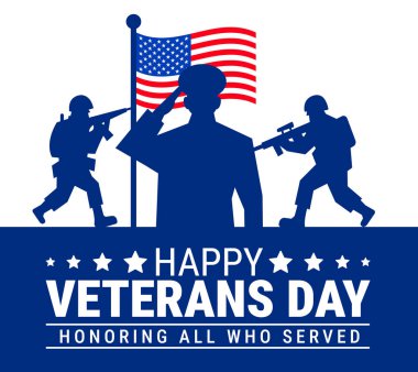 ABD bayrağı ve Gazi tasarım geçmişi, afişi, kartı veya poster tasarım şablonu ile her yıl Kasım ayında görev hakkında farkındalık yaratmak amacıyla Gaziler Günü 'ne katılırsınız..