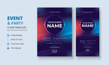 Çok Amaçlı Olay Uçuşu, Çok Amaçlı Parti Uçuşu, Olay Afişi, Olay Posteri, Turnuva Uçuşu, Konser posteri, Festival afişi, Açık Artırma afişi, DL Flyer, Banner Posteri