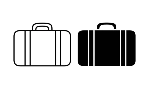 stock vector Baggage, luggage, Suitcase Icon Vector Design Illustration line icon.