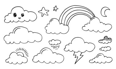 El yapımı hava tahsilatı. Gri arkaplanda düz biçim vektör çizimi.