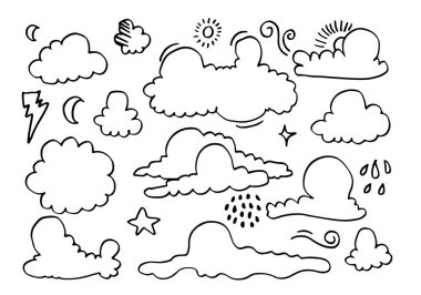 El yapımı hava tahsilatı. Beyaz arkaplanda düz biçim vektör illüstrasyonu.