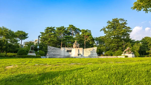 Séoul Corée Sud Juillet 2023 Statue Lee Yeong Premier Vice — Photo