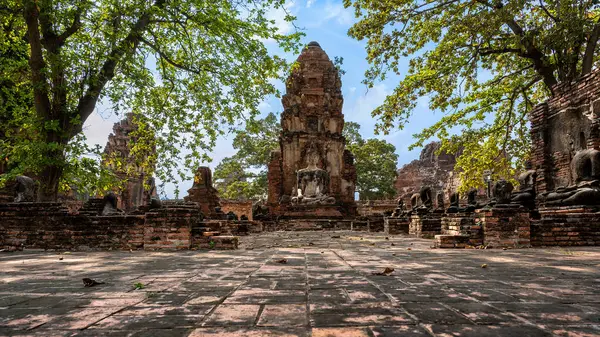 Wat Mahathat Historically Significant Temple Located Ayutthaya Historical Park Thailand — Stock Photo, Image