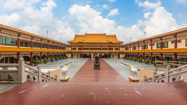 Temple Court Taiwanese Style Temple Named Guang Shan Thaihua Located Stock Picture