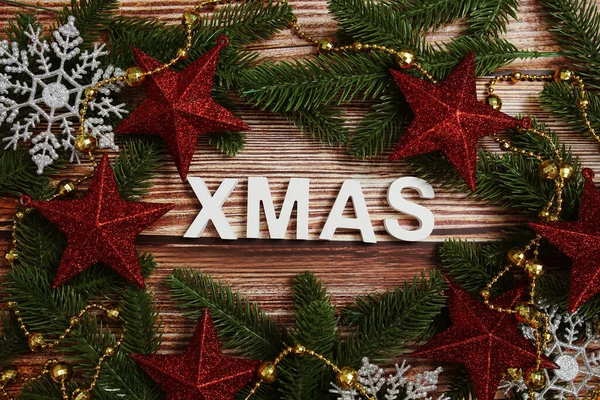 Merry Christmas holidays celebration with christmas decorations background