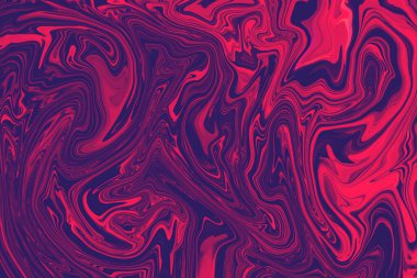 Mor dalgalı arka plan tasarımı Grafik sanatçısı aksanlı ve canlı, sıvı ve sıvı efektli