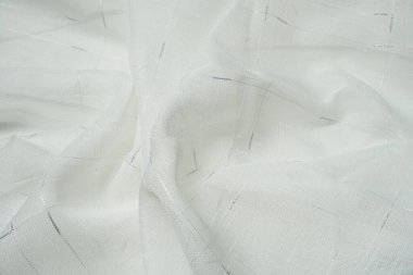 Beyaz kumaş dokusu soyut dalgalı arkaplan