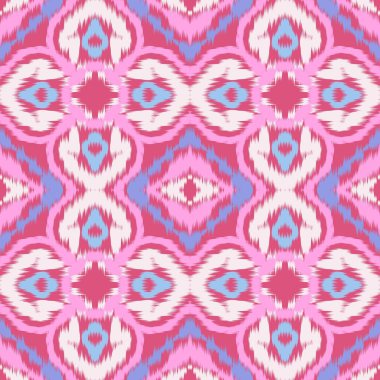 Kusursuz etnik Tekstil deseni geometrik soyut folklor süsü baskı, giysi ve eşarp için kabile etnik illüstrasyon tasarımı