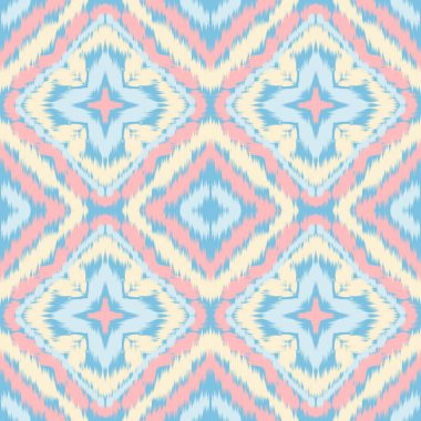 Kusursuz etnik Tekstil deseni geometrik soyut folklor süsü baskı, giysi ve eşarp için kabile etnik illüstrasyon tasarımı