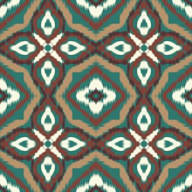 Kusursuz etnik desenli geleneksel geometrik soyut folklor süsü Kabile etnik illüstrasyon geçmişi