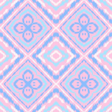 Kusursuz etnik Tekstil deseni geometrik soyut folklor süsü baskı, giysi ve eşarp için kabile etnik illüstrasyon tasarımı