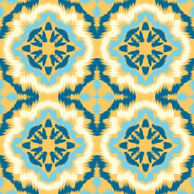 Kusursuz etnik Tekstil deseni geometrik soyut folklor süsü baskı, giysi ve eşarp için kabile etnik illüstrasyon tasarımı