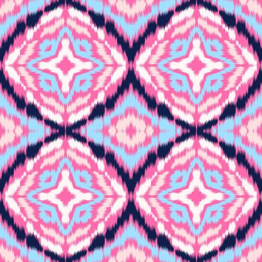 Kusursuz etnik Tekstil deseni geometrik soyut folklor süsü baskı, giysi ve eşarp için kabile etnik illüstrasyon tasarımı