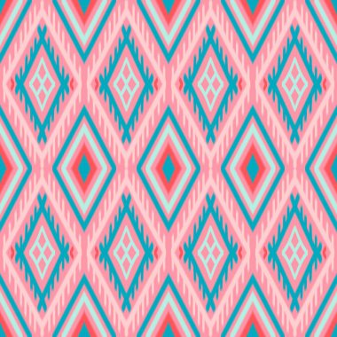 Kusursuz etnik desenli geleneksel geometrik soyut folklor süsü Kabile etnik illüstrasyon geçmişi