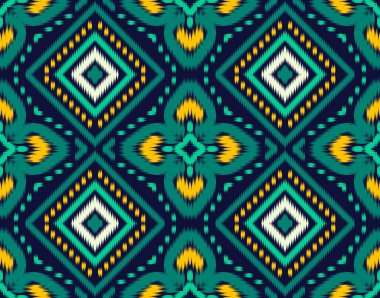 Kusursuz hedef şekli geometrik soyut folklor süslemesi Kabile etnik illüstrasyon geçmişi