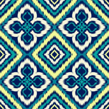 Kusursuz etnik desenli geleneksel geometrik soyut folklor süsü Kabile etnik illüstrasyon geçmişi