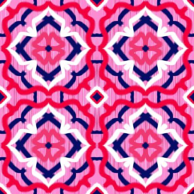 Kusursuz etnik desenli geleneksel geometrik soyut folklor süsü Kabile etnik illüstrasyon geçmişi