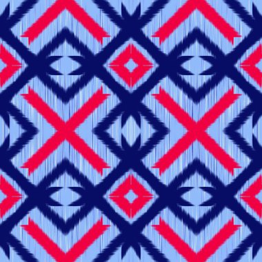 Kusursuz etnik desenli geleneksel geometrik soyut folklor süsü Kabile etnik illüstrasyon geçmişi