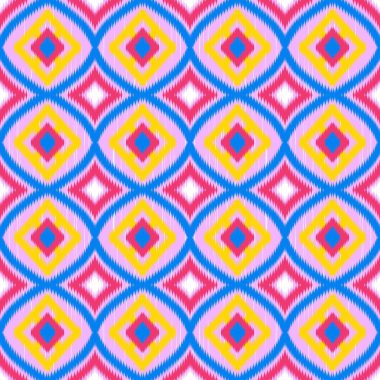 Kusursuz etnik desenli geleneksel geometrik soyut folklor süsü Kabile etnik illüstrasyon geçmişi