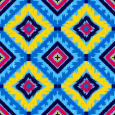 Kusursuz etnik desenli geleneksel geometrik soyut folklor süsü Kabile etnik illüstrasyon geçmişi