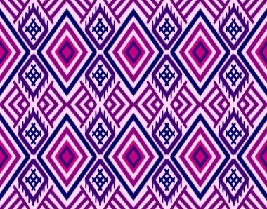 Kusursuz etnik desenli geleneksel geometrik soyut folklor süsü Kabile etnik illüstrasyon geçmişi