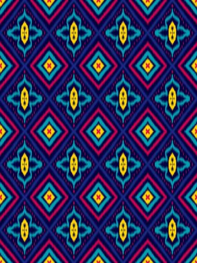 Kusursuz etnik desenli geleneksel geometrik soyut folklor süsü Kabile etnik illüstrasyon geçmişi