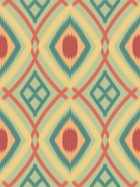 Kusursuz etnik desenli geleneksel geometrik soyut folklor süsü Kabile etnik illüstrasyon geçmişi