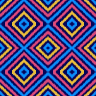 Kusursuz hedef şekli geometrik soyut folklor süslemesi Kabile etnik illüstrasyon geçmişi