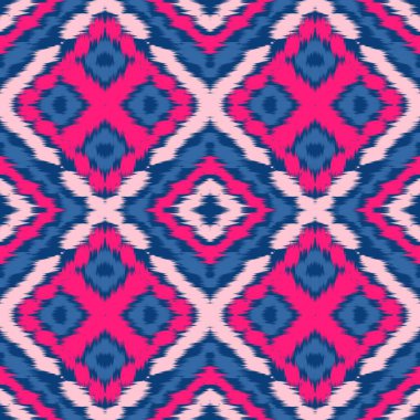 Kusursuz etnik Tekstil deseni geometrik soyut folklor süsü baskı, giysi ve eşarp için kabile etnik illüstrasyon tasarımı