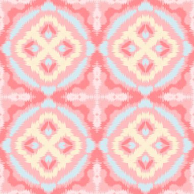 Kusursuz etnik Tekstil deseni geometrik soyut folklor süsü baskı, giysi ve eşarp için kabile etnik illüstrasyon tasarımı