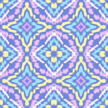 Kusursuz etnik Tekstil deseni geometrik soyut folklor süsü baskı, giysi ve eşarp için kabile etnik illüstrasyon tasarımı