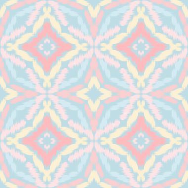 Kusursuz etnik Tekstil deseni geometrik soyut folklor süsü baskı, giysi ve eşarp için kabile etnik illüstrasyon tasarımı