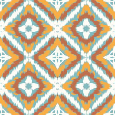 Kusursuz etnik Tekstil deseni geometrik soyut folklor süsü baskı, giysi ve eşarp için kabile etnik illüstrasyon tasarımı