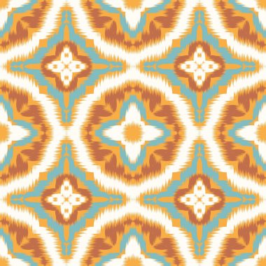 Kusursuz etnik Tekstil deseni geometrik soyut folklor süsü baskı, giysi ve eşarp için kabile etnik illüstrasyon tasarımı