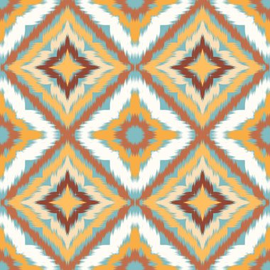 Kusursuz etnik Tekstil deseni geometrik soyut folklor süsü baskı, giysi ve eşarp için kabile etnik illüstrasyon tasarımı