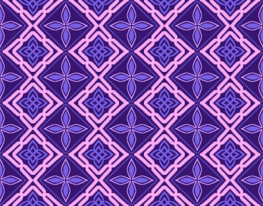 Kusursuz etnik desenli geleneksel geometrik soyut folklor süsü Kabile etnik illüstrasyon geçmişi