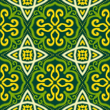 Kusursuz etnik desenli geleneksel geometrik soyut folklor süsü Kabile etnik illüstrasyon geçmişi
