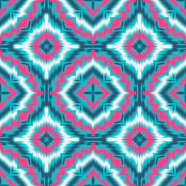 Kusursuz etnik Tekstil deseni geometrik soyut folklor süsü baskı, giysi ve eşarp için kabile etnik illüstrasyon tasarımı