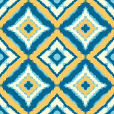 Kusursuz etnik Tekstil deseni geometrik soyut folklor süsü baskı, giysi ve eşarp için kabile etnik illüstrasyon tasarımı