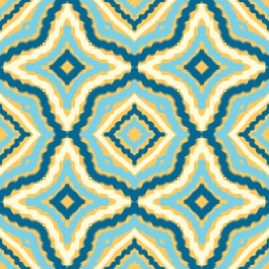 Kusursuz etnik Tekstil deseni geometrik soyut folklor süsü baskı, giysi ve eşarp için kabile etnik illüstrasyon tasarımı