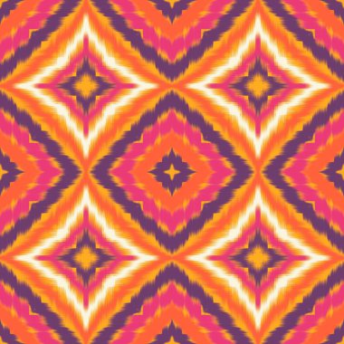 Kusursuz etnik Tekstil deseni geometrik soyut folklor süsü baskı, giysi ve eşarp için kabile etnik illüstrasyon tasarımı