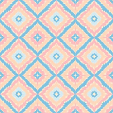 Kusursuz etnik Tekstil deseni geometrik soyut folklor süsü baskı, giysi ve eşarp için kabile etnik illüstrasyon tasarımı