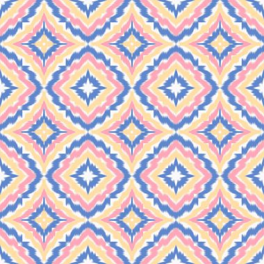 Kusursuz etnik Tekstil deseni geometrik soyut folklor süsü baskı, giysi ve eşarp için kabile etnik illüstrasyon tasarımı