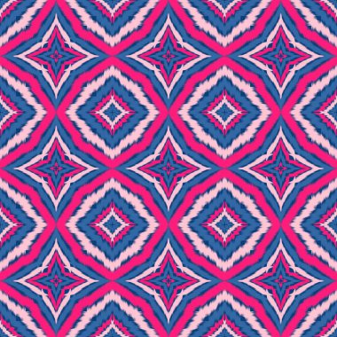 Kusursuz etnik Tekstil deseni geometrik soyut folklor süsü baskı, giysi ve eşarp için kabile etnik illüstrasyon tasarımı