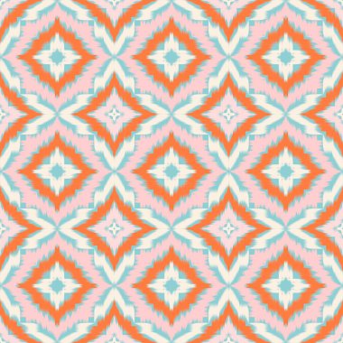 Kusursuz etnik Tekstil deseni geometrik soyut folklor süsü baskı, giysi ve eşarp için kabile etnik illüstrasyon tasarımı