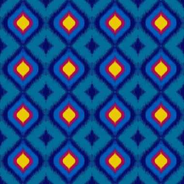 Kusursuz etnik Tekstil deseni geometrik soyut folklor süsü baskı, giysi ve eşarp için kabile etnik illüstrasyon tasarımı