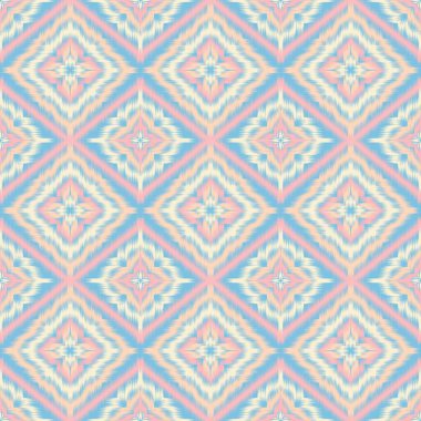 Kusursuz etnik Tekstil deseni geometrik soyut folklor süsü baskı, giysi ve eşarp için kabile etnik illüstrasyon tasarımı