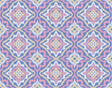 Kusursuz etnik Tekstil deseni geometrik soyut folklor süsü baskı, giysi ve eşarp için kabile etnik illüstrasyon tasarımı