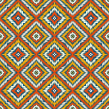 Kusursuz etnik Tekstil deseni geometrik soyut folklor süsü baskı, giysi ve eşarp için kabile etnik illüstrasyon tasarımı